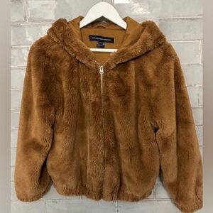 French Connection Faux Fur Ladies’ Jacket - Size US 6 Small